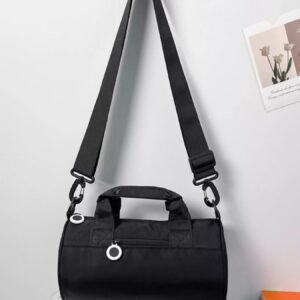 Adjustable Strap Barrel Crossbody Bag